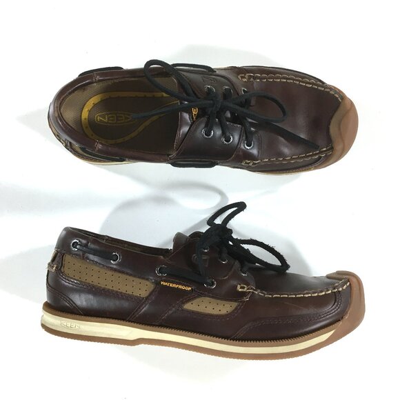 Keen Newport Boat Shoes Mens Size 9 Brown Leather 1002902 main image 5